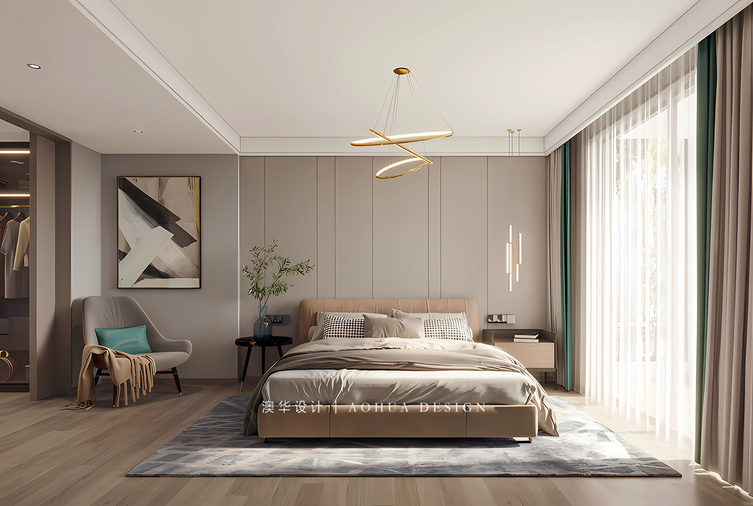 武漢別墅設計,輕奢風裝修