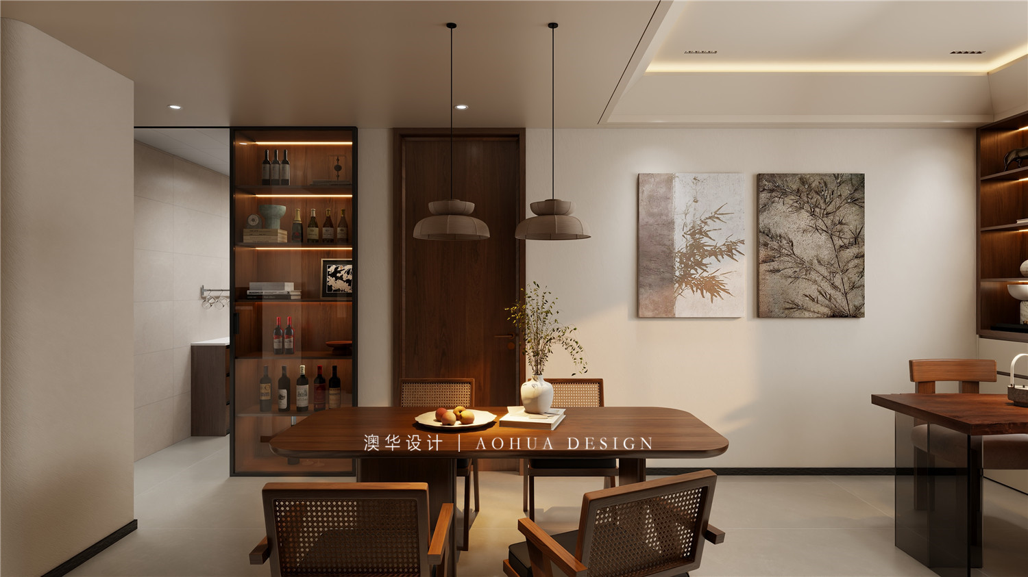 同馨花園裝修,現代中古風格