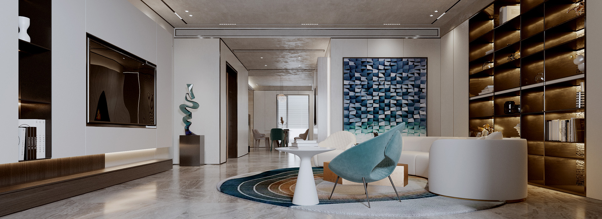 融創壹號院裝修,大平層裝修